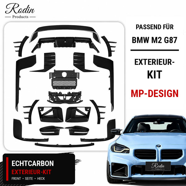 Echtcarbon-Exterieurkit im MP-Design passend für BMW M2 G87 (ab 2023)