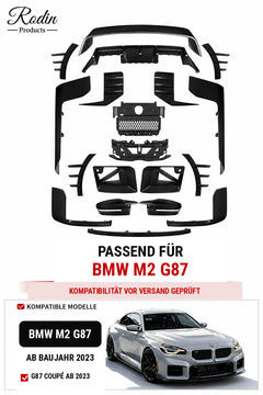 Kompatibilität des MP-Design-Exterieurkits mit BMW M2 G87 Coupé ab 2023
