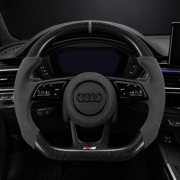 Sportlenkrad für Audi A3 – Carbon & Alcantara
