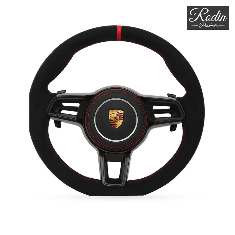 Alcantara Sportlenkrad no Buttons für Porsche