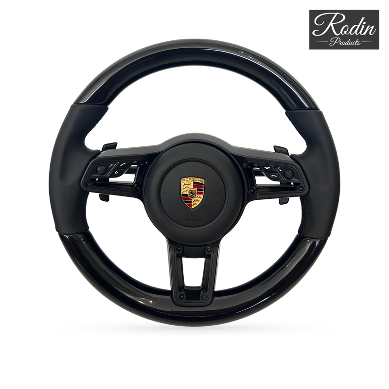 Pianoschwarzes Sportlenkrad für Porsche Modelle