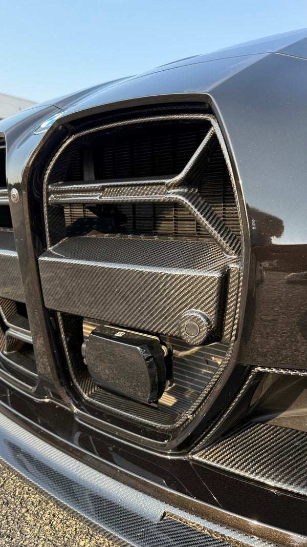 Dry-Carbon-CSL-Design-Frontgrill mit ACC passend für BMW G80/G82