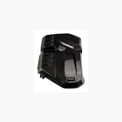 Dry-Carbon-Motorabdeckung – Detailansicht der Konturen